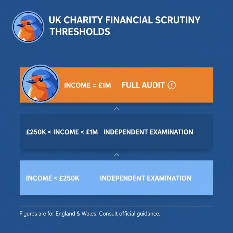 UK Charity Financial Reporting and Audit Thresholds