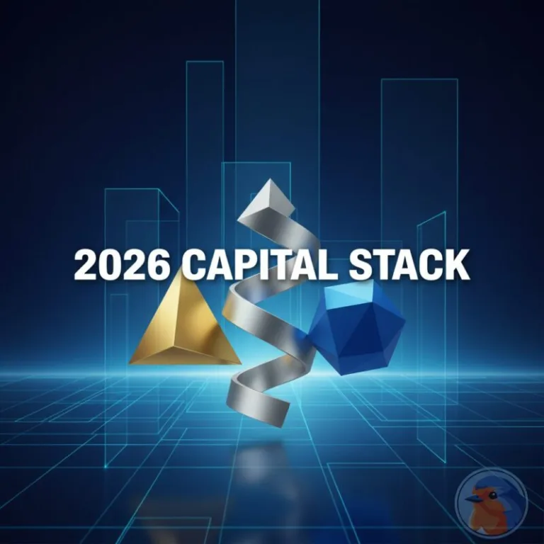 2026 Capital Stack featured image with abstract financial growth geometry and blue gradients