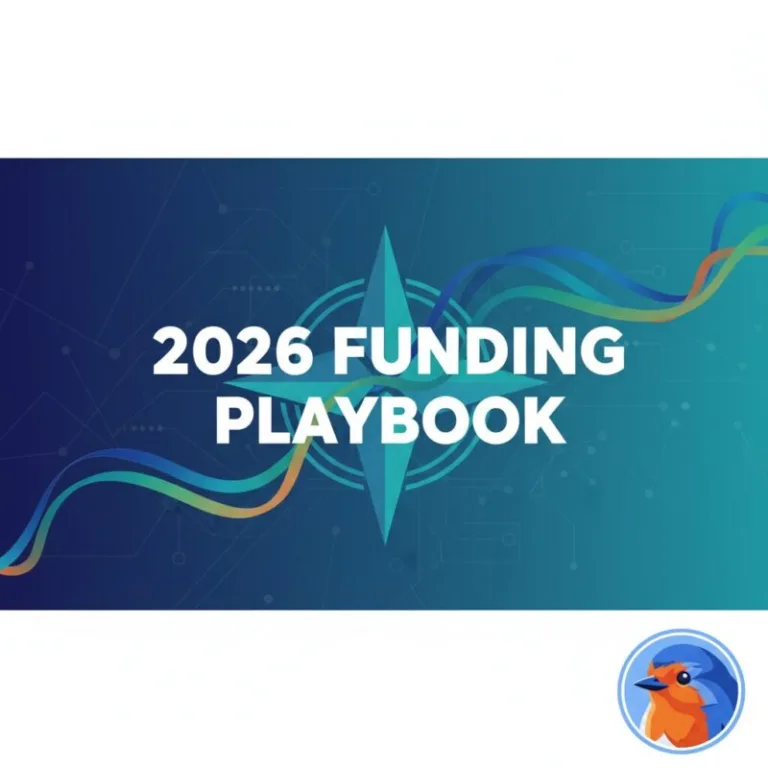 2026 Nonprofit Funding Playbook featured image with strategic compass theme
