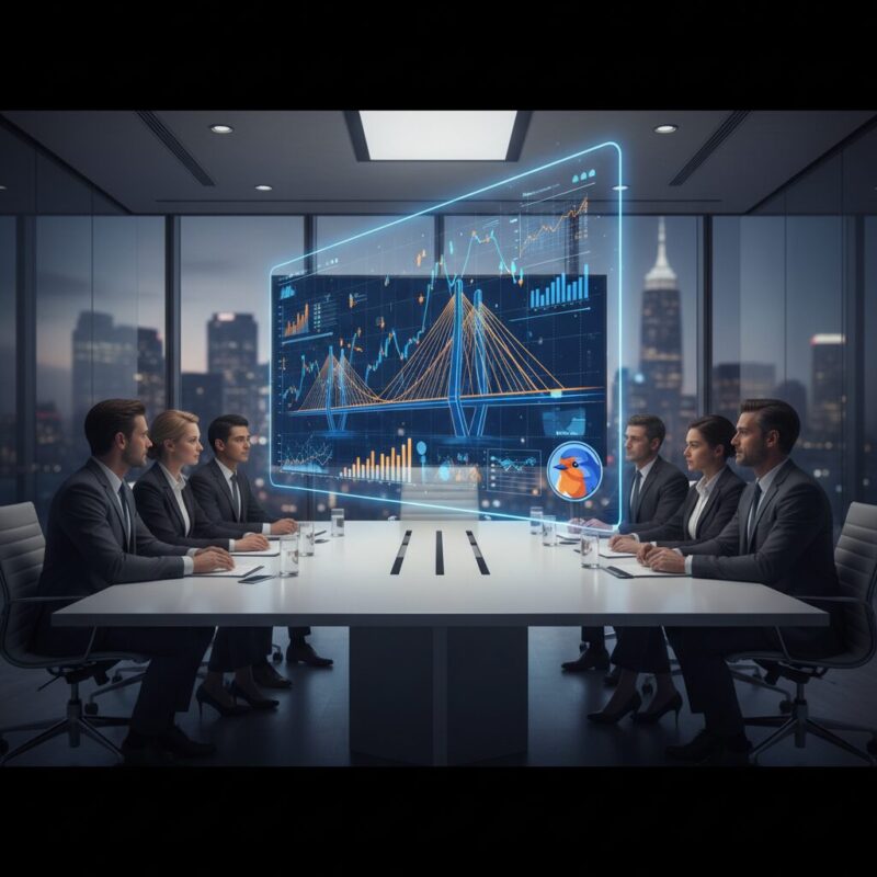 Holographic financial graph showing a structural shift in global NGO funding