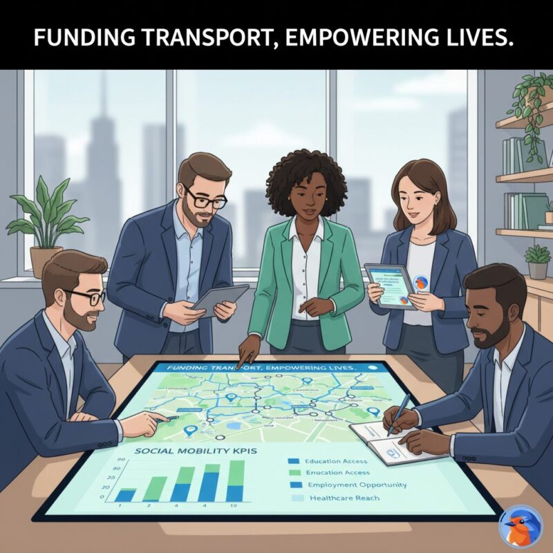 Grant officer mapping local transport data to national social mobility KPIs