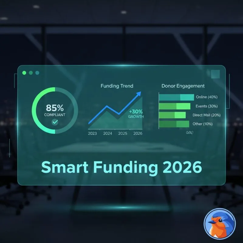 Smart Funding 2026 featured image displaying holographic financial data in a modern boardroom