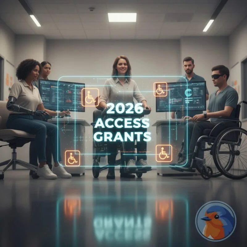2026 Access Grants featured image with holographic data interface in a modern clinic