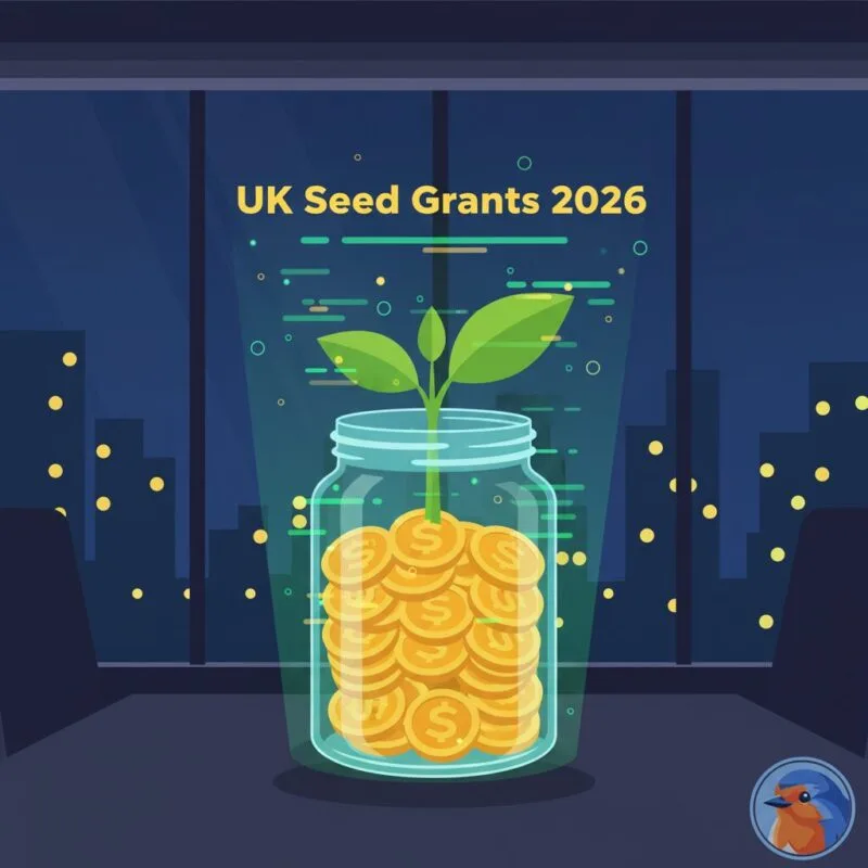Holographic projection of a plant growing from a coin jar on a boardroom table
