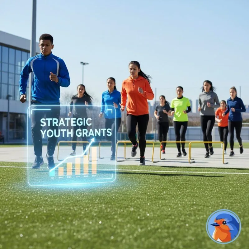 Strategic Youth Grants featured image with holographic data tracking nonprofit impact